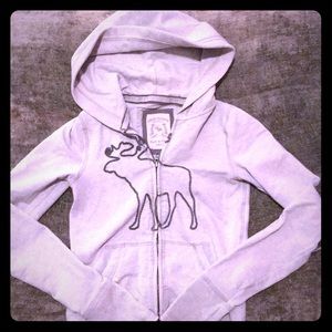 Grey Abercrombie hoody